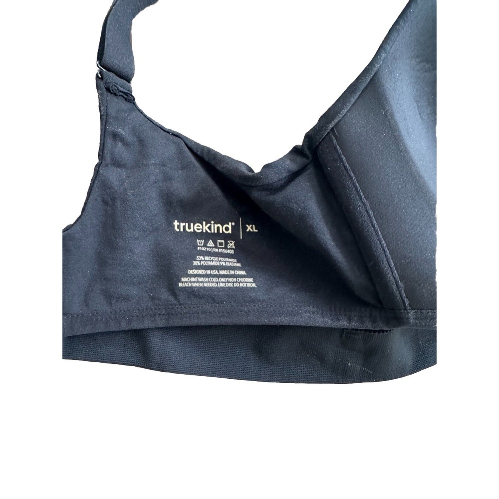 NWT Truekind® Supportive Comfort Wireless Shaping Bra Black XL - Picture 8 of 8